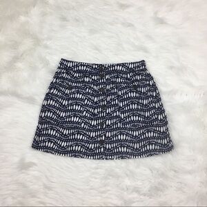 Forever 21 Junior Skirt Large Navy Blue Buttons